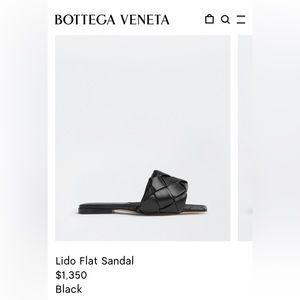Bottega Veneta Woven Sandals Size 39 1/2